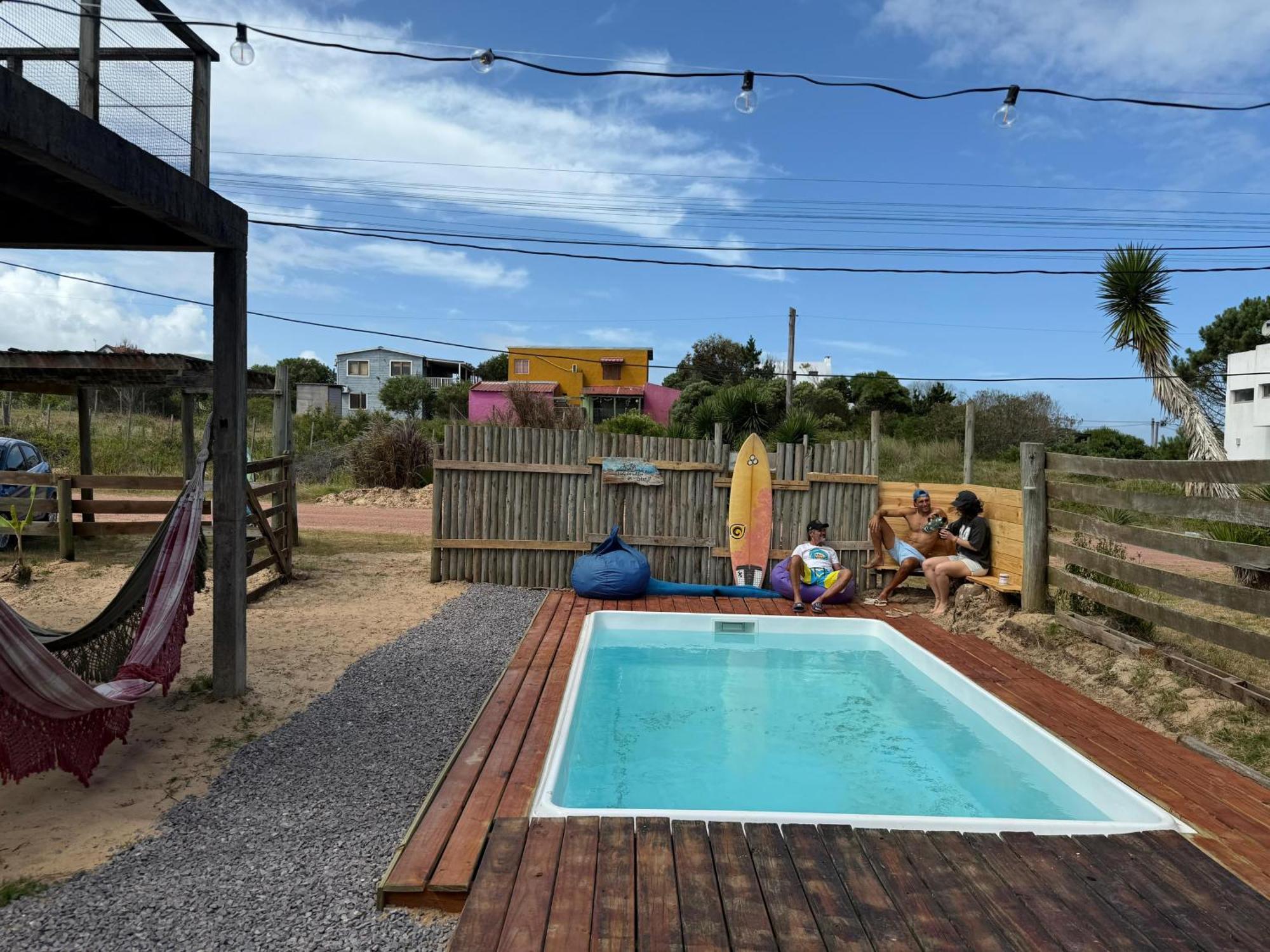 Hostel Vente al Diablo Punta del Diablo Exterior foto